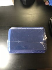 Gaiam Yoga Block – Supportive Latex-Free EVA Foam Blue Non-Slip Surface 9x6x4”
