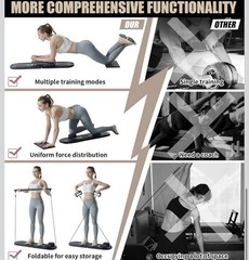 Quvvrev Pilates Board – Pilates Reformer Set for Home Workout..