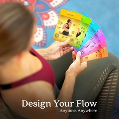 Premium Yoga Pose Cards Deck – 120+ Poses, Sequencing & Cues – Perfect Gift for