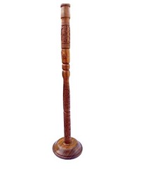 Wooden Yoga Trataka Candle Stand for Opening Third Eye Meditation US
