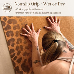 Designer Cork Yoga Mat – Signature Aesthetics on Quality Portuguese Cork with 5M