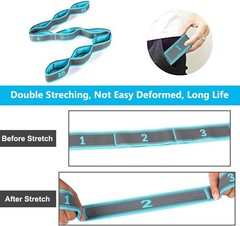 Stretch Strap Multi-Loop Elastic Yoga & Pilates
