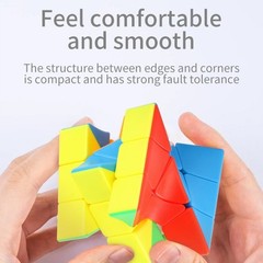 Twisted Cubes With Durable ABS Plastic Ergonomic Design Competition Ready