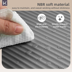 KEEP Extra Thick NBR Yoga Mat for Women & Men, 10Mm Thick, 72”X32” Large Exercis