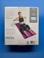 Gaiam Evolve Core Reformer Pilates Set w/ Exercise Guide, Green/Gray