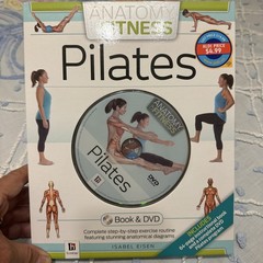 Anatomy of Fitness Pilates Book & DVD in box.