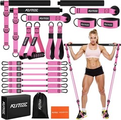 Luxury Pilates Tool Set – Compact & Portable with Progressive Resistance Bands