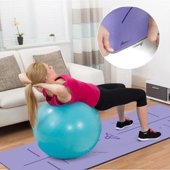 Yoga Mat 8mm Thick Non Slip Workout Mat 72″x 26″x 0.31″ Large Exercise Mat W/