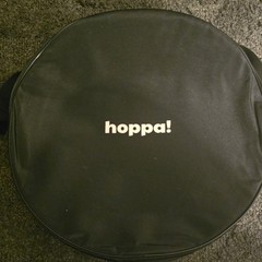 hoppa! Yoga Wheel Set 3pcs Black Blue with Carry Bag Foam Plastic