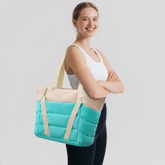 Women Yoga Tote Bag Luggage Sleeve Mat Straps Gym Work Office Commute Travel
