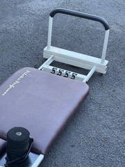 Pilates Reformer- New Roller Wheels & Shoulder Pads. Foot Bar