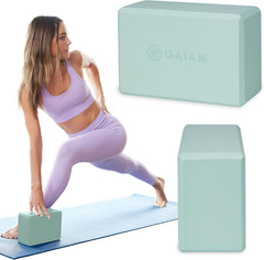 Yoga Block – Supportive Latex-Free Eva Foam – Soft Non-Slip Surface with Beveled