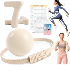 Kit esencial de pilates con aro y pelota de pilates, 2,2 lb * 2 mancuernas