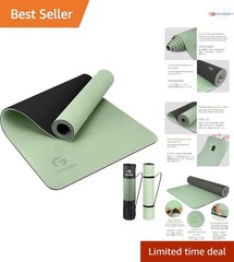 Eco Friendly Yoga Mat Non Slip Exercise Mat with Carrying Strap for Home