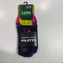 Lupo Pilates sock size medium purple & pink New