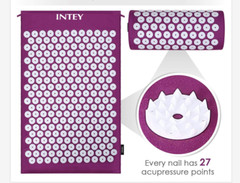 Acupressure Massage Mat with Pillow & Carry Bag
