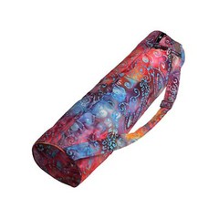 Hugger Mugger Batik Yoga Mat Bag – beautiful pattern, durable 100% cotton, fu…