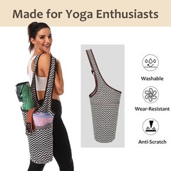 Sports Yoga Mat Bag,Large Opening Yoga Mat Carrier for Quick Access,with Larg…