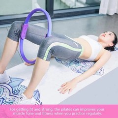 Dual-Grip Pilates Ring – Magic Circle for Yoga, Resistance & Full-Body Workouts