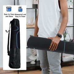 Exercise Equipment Mat with Storage Bag for Ab Roller Wheel Non-Slip Gym Floo…