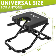 Foldable Yoga Headstand Bench, Yoga Inversion Chair, Headstand Trainer for Relie