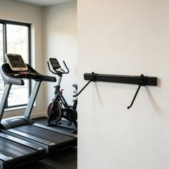 Adjustable Mat Rack Metal Gym Gear Organizer Long-Lasting
