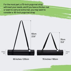 Yoga Mat Carrier,Strap For Yoga Mats,Hands Free Carry Sling,Mat Not Incded,White