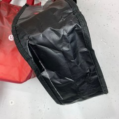 Lululemon Signature Logo Tote Bags Set of Three Red Black Double Handle Small