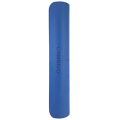 Cambivo Yoga Mat Extra Wide TPE Blue Pilates for Exercise Fitness 6′ x 2.5′