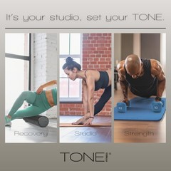 Hanging Yoga Mat, Pilates Mat, Exercise Mat for Home Workouts with Carry Stra…
