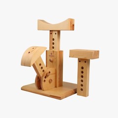 Yoga Stump Set (Adjustable), Backbending Yoga props, Iyengar stump set