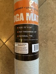 New Yoga Starter Kit 4Pc Set: Yoga Mat, Stretch Band, Ball+Pump