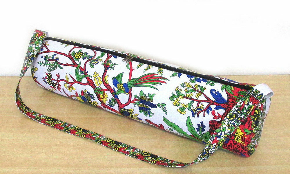 Indian Bohemian Mandala Yoga Tota Mat Bag Carrier Bag Gym Accessories