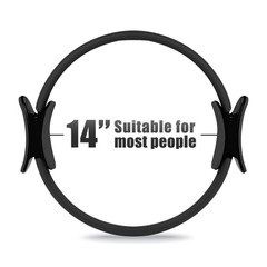 RitFit Pilates Ring 14″ Fitness Circle | Tone Thighs & Core, Bonus Guide