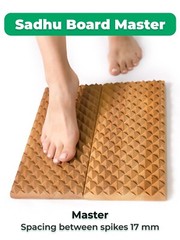 Timbergood Sadhu Board “Master” with Wooden Nails 17 mm (0.67”)