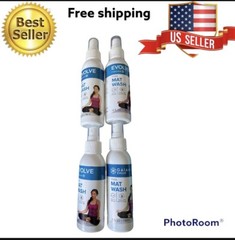 (Lot of 4 Bottles) Evolve by GAIAM Yoga Mat Wash Spray 4 fl oz each New Unused