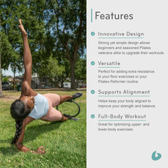 Ultra-Fit Circle Pilates Ring, Body Ring, Great Exercisers for Legs, Fitness Cir