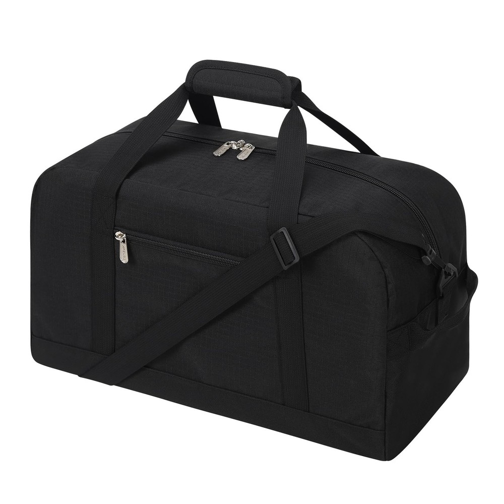 Apenze Small Gym Bag 18 inch Carry On Duffel Bag for Weekender Travel – Black