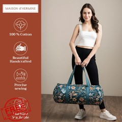 Maison d’ Hermine Yoga Mat Gym Bag Luxury Loft Dark Teal