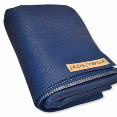 Jade Yoga Voyager Mat – Midnight Blue, Size 68×24″ Pilates
