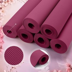 Timgle 12 Pack Yoga Mat Bulk, 4mm Thick Extra Long Sports Mat Anti Slip Tear