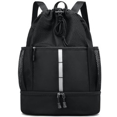 PinCute Drawstring Gym Bag for Men/Women – Mesh Beach Swim Bags Sports Backpa…