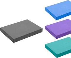 Fitness Mad Pilates Head Block, 25mm x 150mm x 205mm, Eco Friendly Yoga Block, H