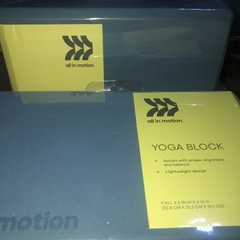 Set Of 2 All in Motion 4″ X 6″ X 9″ Lightweight Yoga Blocks Sky Blue
