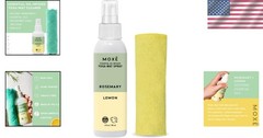 Yoga Mat Spring Green Natural Cleaner 4oz Eco-Friendly Non-Toxic Safe