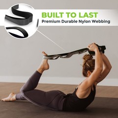Stretching Strap for Physical Therapy, 12 Multi-Loop Stretch Strap 1.5″ W x 8…