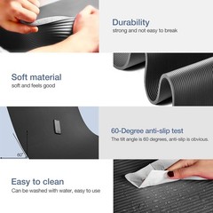 Versatile Extra Thick Non-Slip Yoga and Pilates Mat – 72″x32″ for All Levels