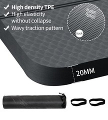 Large Exercise Mat – 15mm/20mm/30mm Thick Yoga Mat | Workout Mat for Fitness,…