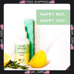 Moxe yoga mat cleaner 4oz rosemary lemon essential oils eco-friendly safe