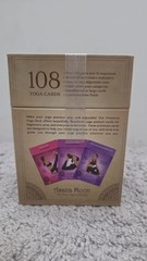 Asana Moon Premium Yoga Cards Deck 108 Illustrated Color-Coded Beige Paper